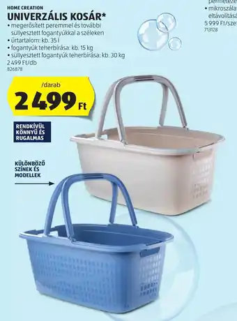 ALDI HOME CREATION UNIVERZÁLIS KOSÁR 1 db ajánlat