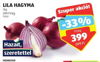 ALDI LILA HAGYMA 1 kg ajánlat