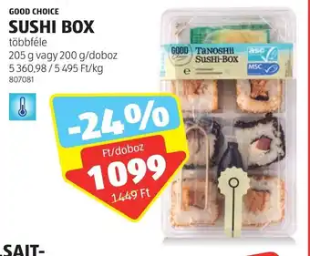 ALDI GOOD CHOICE SUSHI BOX 205 / 200 g ajánlat
