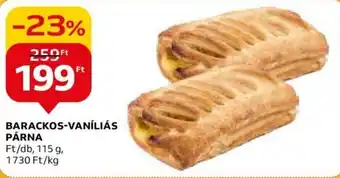 Auchan BARACKOS-VANÍLIÁS PÁRNA 115 g ajánlat