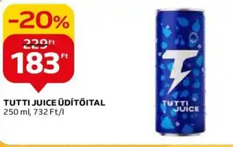 TUTTI JUICE ÜDÍTŐITAL 250 ml