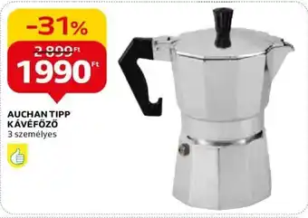 Auchan AUCHAN TIPP KÁVÉFŐZŐ 1 db ajánlat