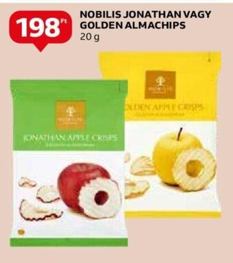 Auchan NOBILIS JONATHAN VAGY GOLDEN ALMACHIPS 20 g ajánlat