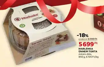 Auchan MARLENKA ÜNNEPI TORTA 850 g ajánlat