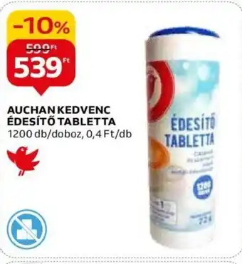 Auchan AUCHAN KEDVENC ÉDESÍTŐ TABLETTA 1200 db ajánlat