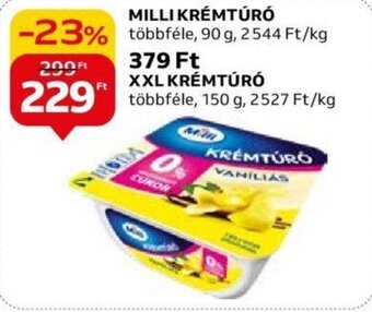 Auchan MILLI KRÉMTÚRÓ 90 g ajánlat