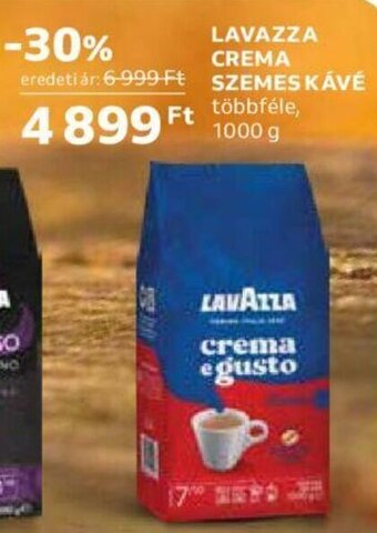 Auchan LAVAZZA CREMA SZEMES KÁVÉ 1000 g ajánlat