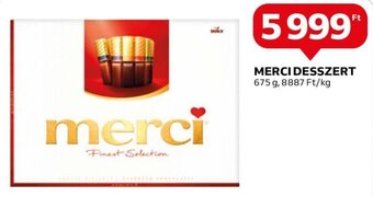 Auchan MERCI DESSZERT 675 g ajánlat