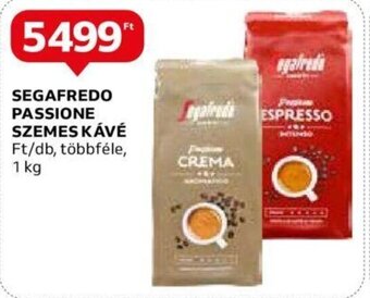 Auchan SEGAFREDO PASSIONE SZEMES KÁVÉ 1 kg ajánlat