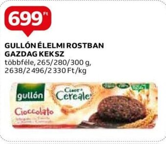 Auchan GULLÓN ÉLELMI ROSTBAN GAZDAG KEKSZ 265 - 300 g ajánlat