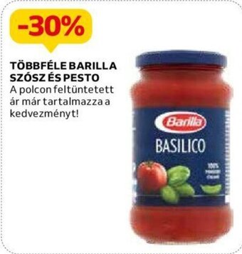 Auchan TÖBBFÉLE BARILLA SZÓSZ ÉS PESTO ajánlat