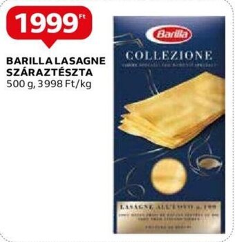 Auchan BARILLA LASAGNE SZÁRAZTÉSZTA 500 g ajánlat