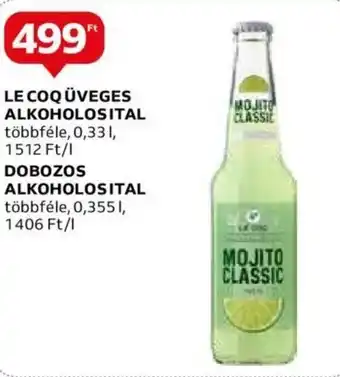 LE COQ ÜVEGES ALKOHOLOS ITAL stb. 0,33 / 0,355 l