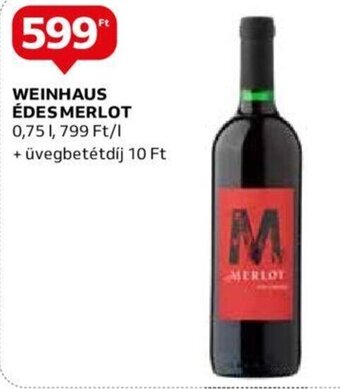 WEINHAUS ÉDES MERLOT 0,75 l