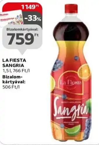 Auchan LA FIESTA SANGRIA 1,5 l ajánlat