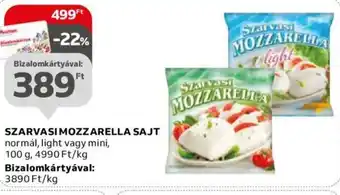 Auchan SZARVASI MOZZARELLA SAJT 100 g ajánlat