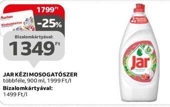 Auchan JAR KÉZI MOSOGATÓSZER 900 ml ajánlat