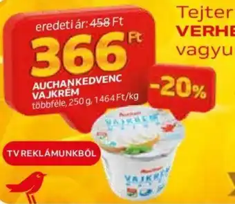 Auchan AUCHANKEDVENC VAJKRÉM 250 g ajánlat