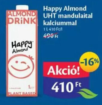 Happy Almond UHT mandulaital kalciummal 1 l