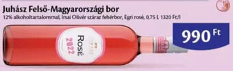 EcoFamily Juhász Felső-Magyarországi bor 0,75 l ajánlat