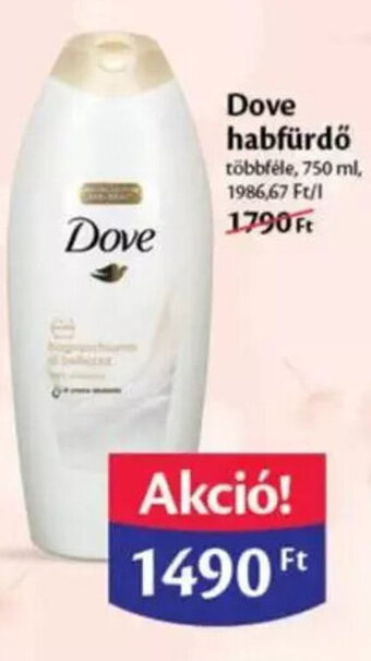 EcoFamily Dove habfürdő 750 ml ajánlat