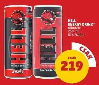 PENNY HELL ENERGY DRINK 250 ml ajánlat