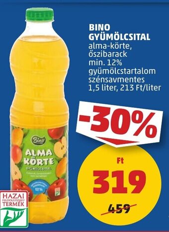 PENNY BINO GYÜMÖLCSITAL 1,5 l ajánlat