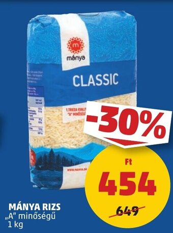 PENNY MÁNYA RIZS 1 kg ajánlat