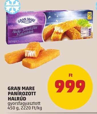 PENNY GRAN MARE PANÍROZOTT HALRÚD 450 g ajánlat