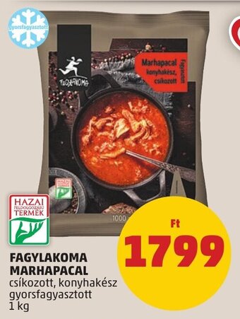 PENNY FAGYLAKOMA MARHAPACAL 1 kg ajánlat