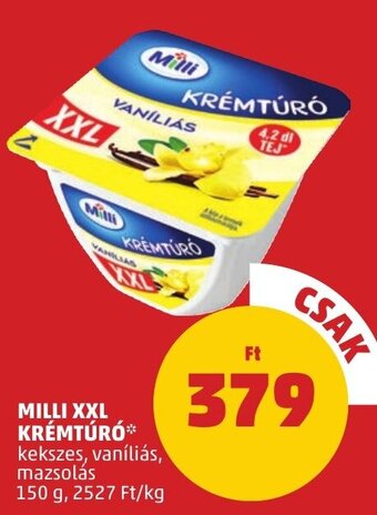 PENNY MILLI XXL KRÉMTÚRÓ 150 g ajánlat