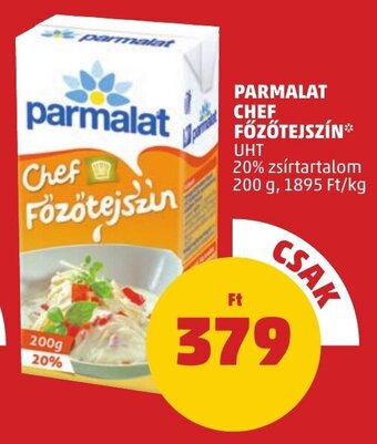 PENNY PARMALAT CHEF FŐZŐTEJSZÍN 200 g ajánlat