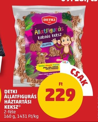 PENNY DETKI ÁLLATFIGURÁS HÁZTARTÁSI KEKSZ 160 g ajánlat