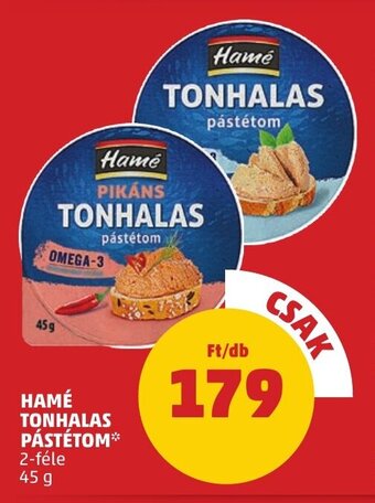 PENNY HAMÉ TONHALAS PÁSTÉTOM 45 g ajánlat