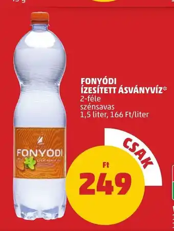 PENNY FONYÓDI ÍZESÍTETT ÁSVÁNYVÍZ 1,5 l ajánlat