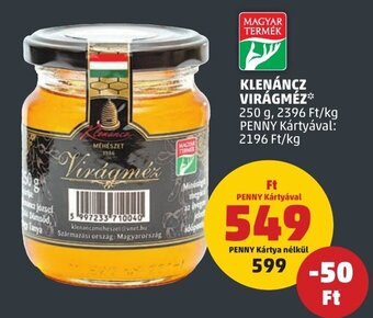 PENNY KLENÁNCZ VIRÁGMÉZ 250 g ajánlat