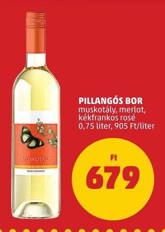 PENNY PILLANGÓS BOR 0,75 l ajánlat
