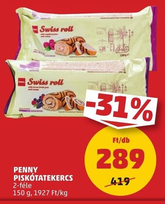 PENNY PENNY PISKÓTATEKERCS 150 g ajánlat