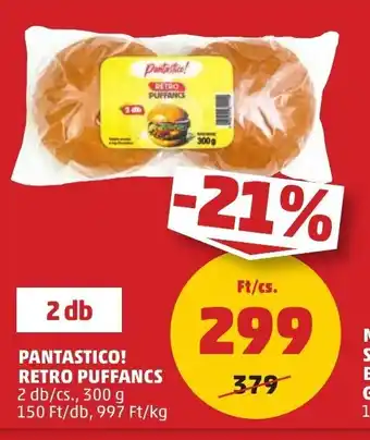 PANTASTICO! RETRO PUFFANCS 2 db