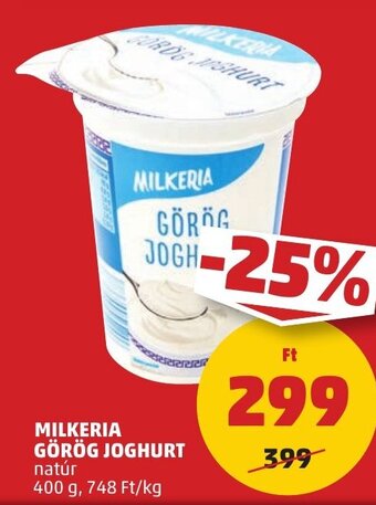 PENNY MILKERIA GÖRÖG JOGHURT 400 g ajánlat