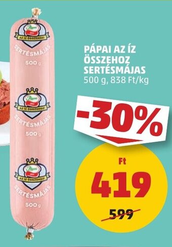 PENNY PÁPAI AZ ÍZ ÖSSZEHOZ SERTÉSMÁJAS 500 g ajánlat