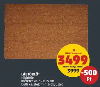 LÁBTÖRLŐ 1 db