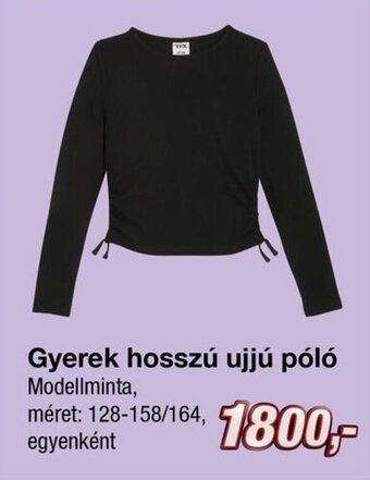 Kik Gyerek hosszú ujjú póló 1 db ajánlat