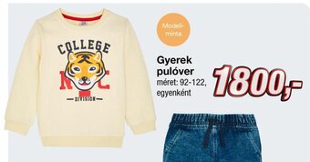 Gyerek pulóver 1 db