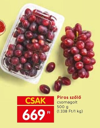 Spar Piros szőlő 500 g ajánlat