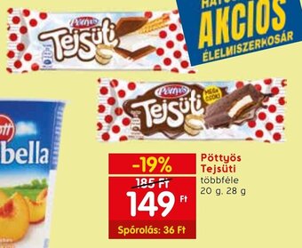 Spar Pöttyös Tejsüti 20 / 28 g ajánlat