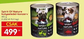 Spar Spirit Of Nature kutyaeledel-konzerv 415 g ajánlat