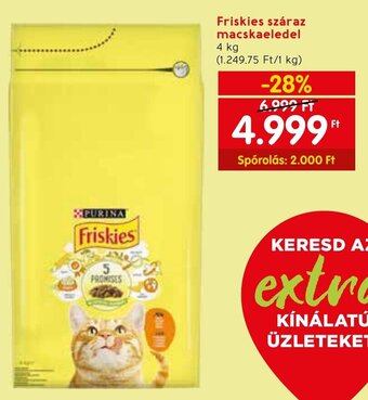 Spar Friskies száraz macskaeledel 4 kg ajánlat