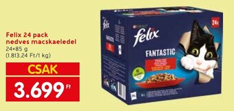 Spar Felix 24 pack nedves macskaeledel 24 x 85 g ajánlat