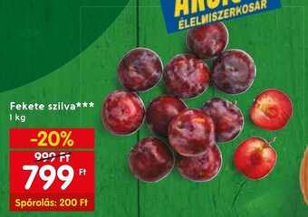 Spar Fekete szilva 1 kg ajánlat